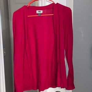 Hot pink old navy sweater